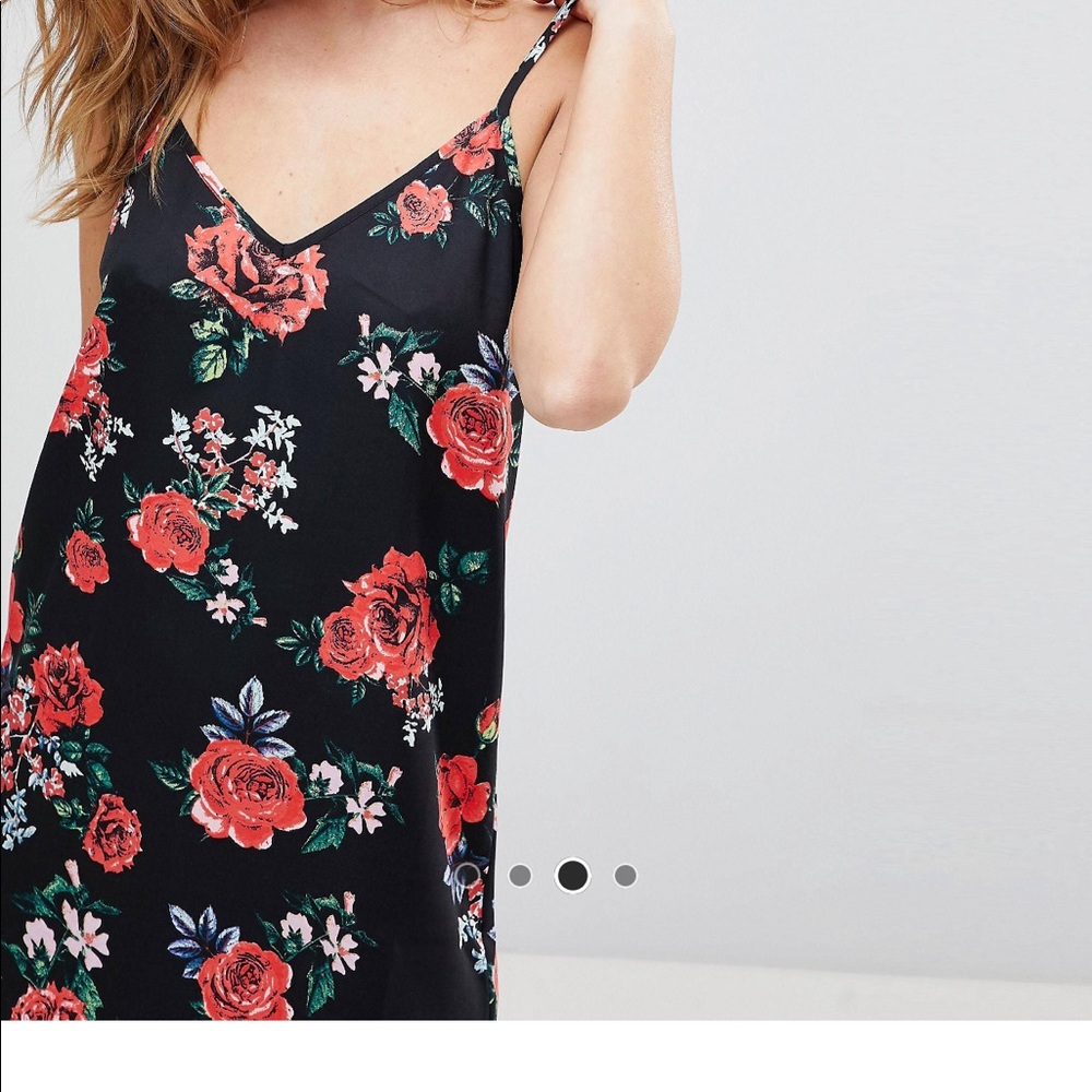 Rose Patterned Dress - Picture 2 of 3